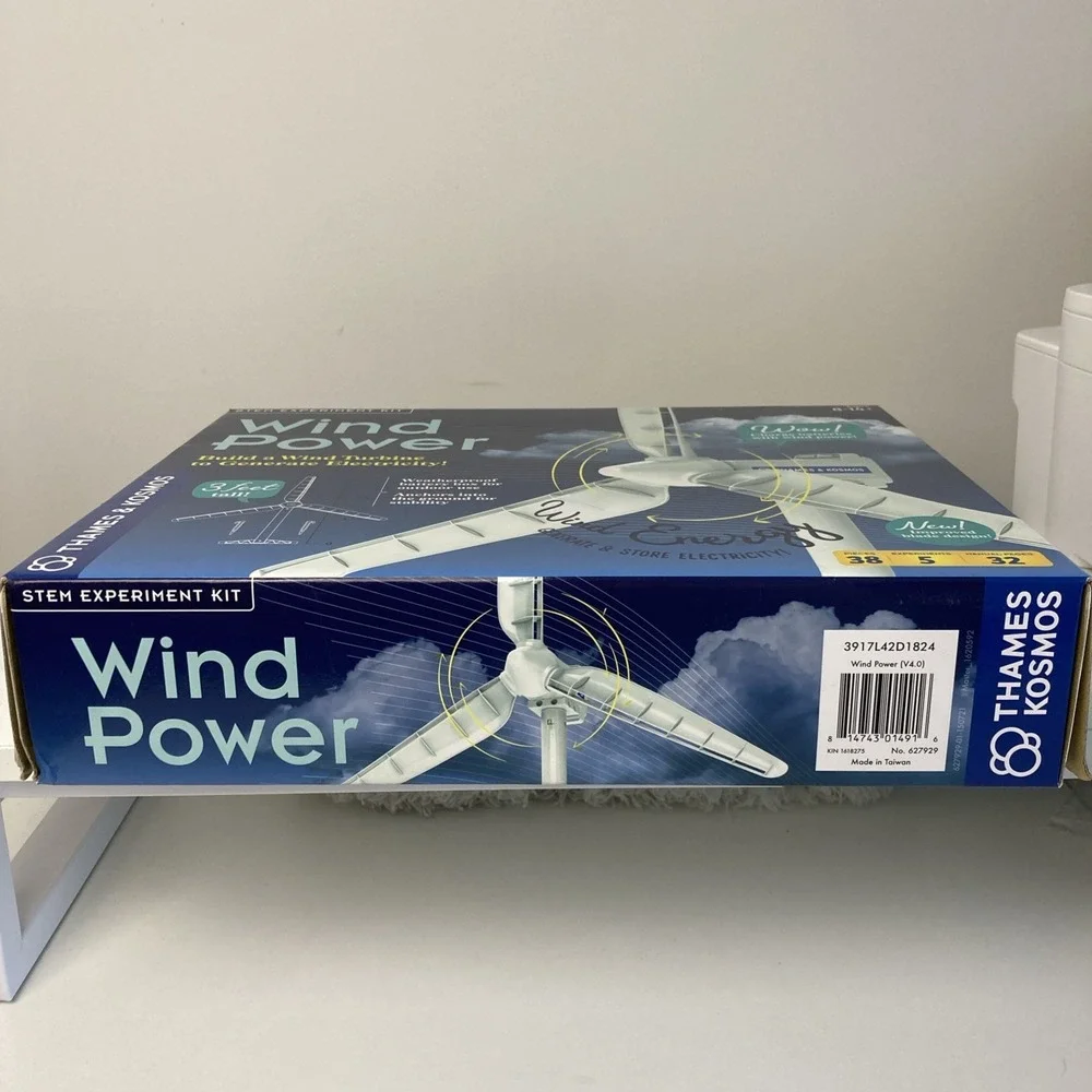Thames & Kosmos Wind Power V4.0 STEM‎ Experiment Kit | Build a 3ft Wind Turbine